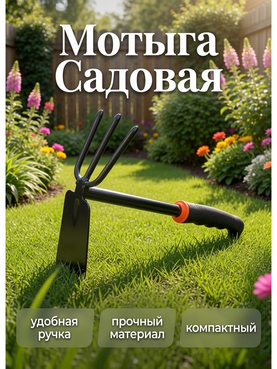 Мотыга садовая для огорода от сорняков