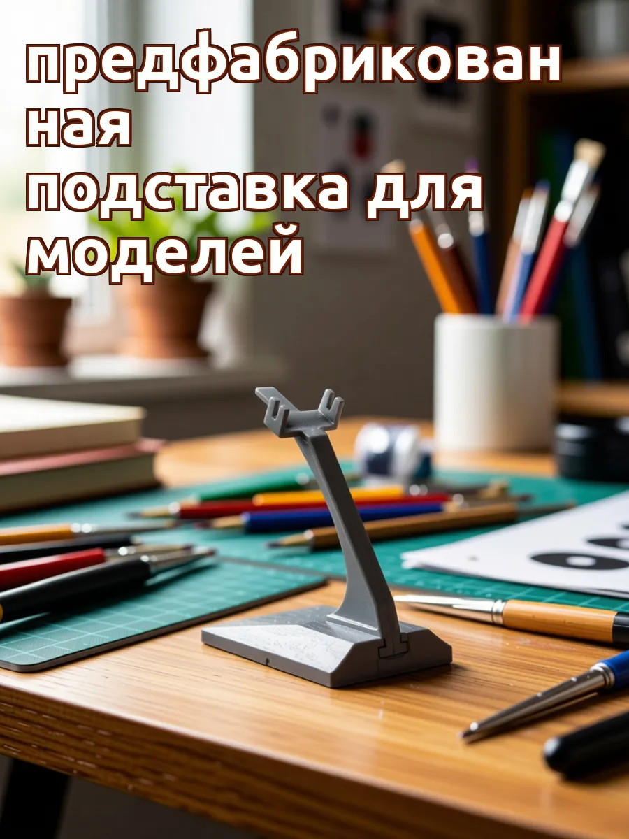 Подставка для моделей самолётов из пластика 3 шт