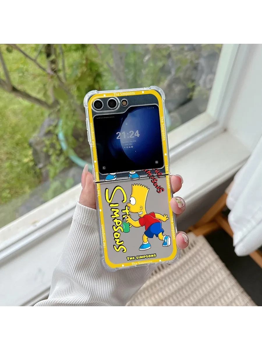 Милый мультяшный чехол S-Simpsons для телефона Samsung Galax