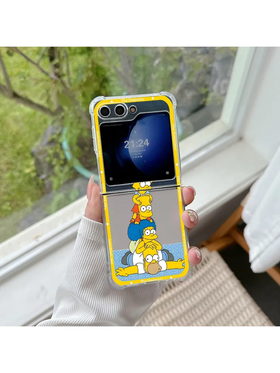 Милый мультяшный чехол S-Simpsons для телефона Samsung Galax