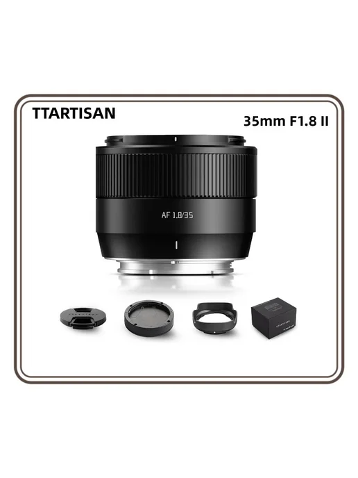 Pergear Объектив TTARTISAN 35mm F1.8 II Fuji XF, черный, фото 2
