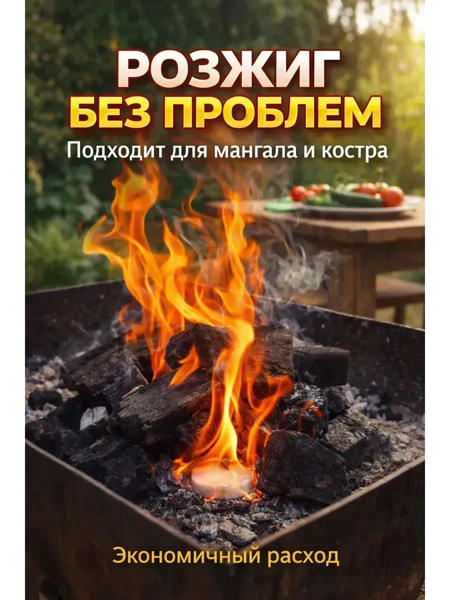 Сухое горючее в таблетках для розжига 5 шт, унив, унив