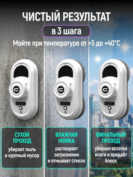 Робот мойщик окон, вариант, фото 3