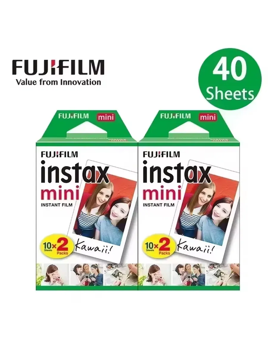 FUJIFILM Пленка instax для мини-камер 20 40 80 100 200 листо