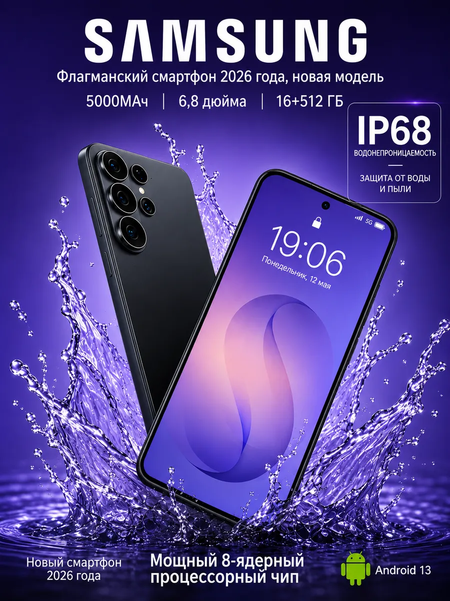 Смартфон Андроид s26 Ultra 16ГБ 512 ГБ