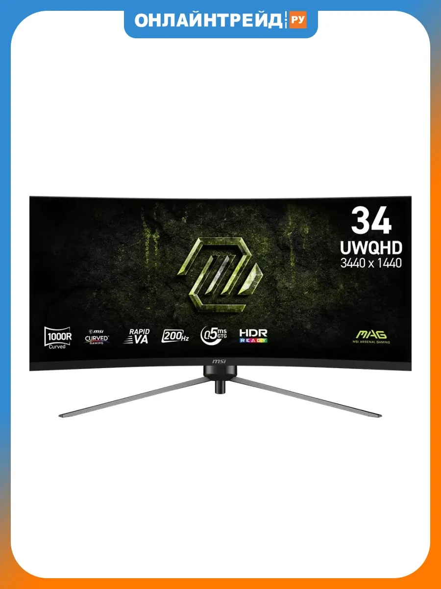 Монитор MAG 345CQRF 34" E20 9S6-3DD14H-042