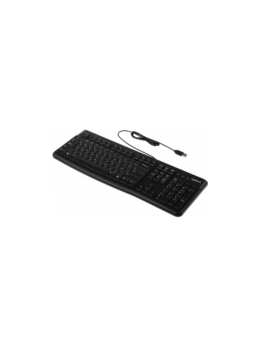 Клавиатура K120 черный USB (920-002583) LOGITECH 1186780245 купить за 30 000 ₽ в интернет‑магазине Wildberries