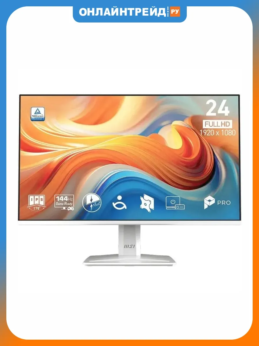MSI Монитор Pro MP243W E14 23.8" белый