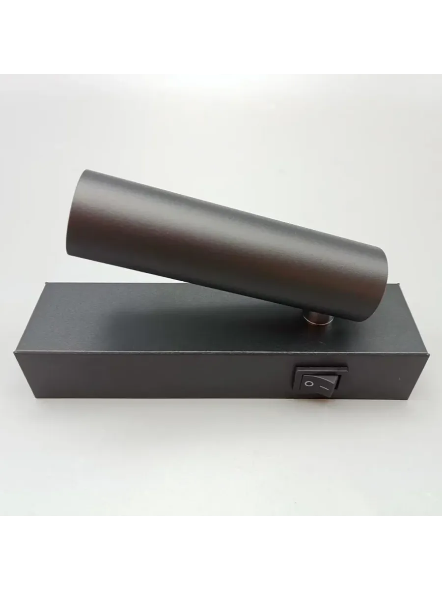 Настенная лампа TENG Черный, 3000K, Side switch-2, 3W