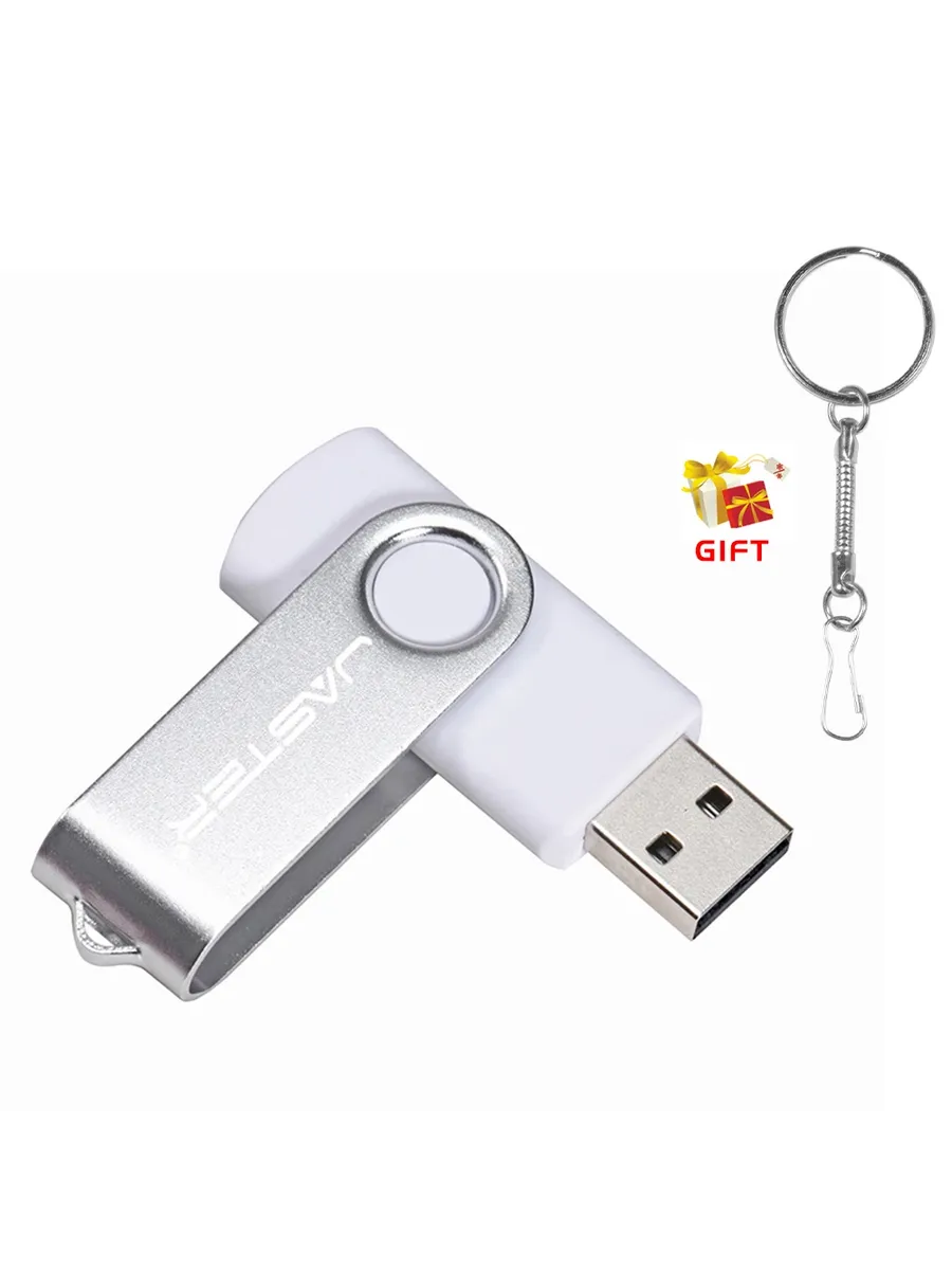 USB-флешки JASTER 4-128 ГБ 128MB Not GB, Белый, БЕЛЫЙ