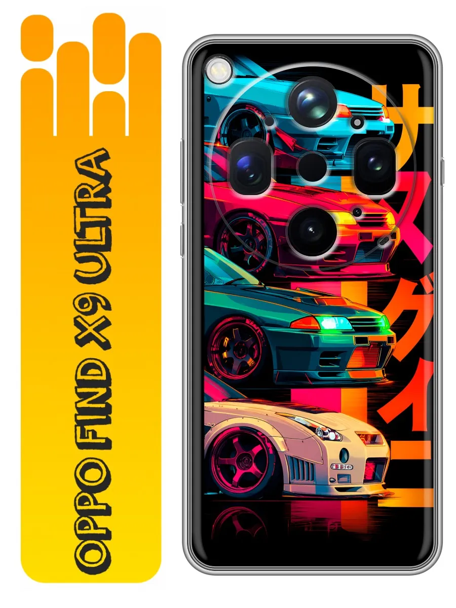 Чехол на OPPO Find X9 Ultra тачки аниме