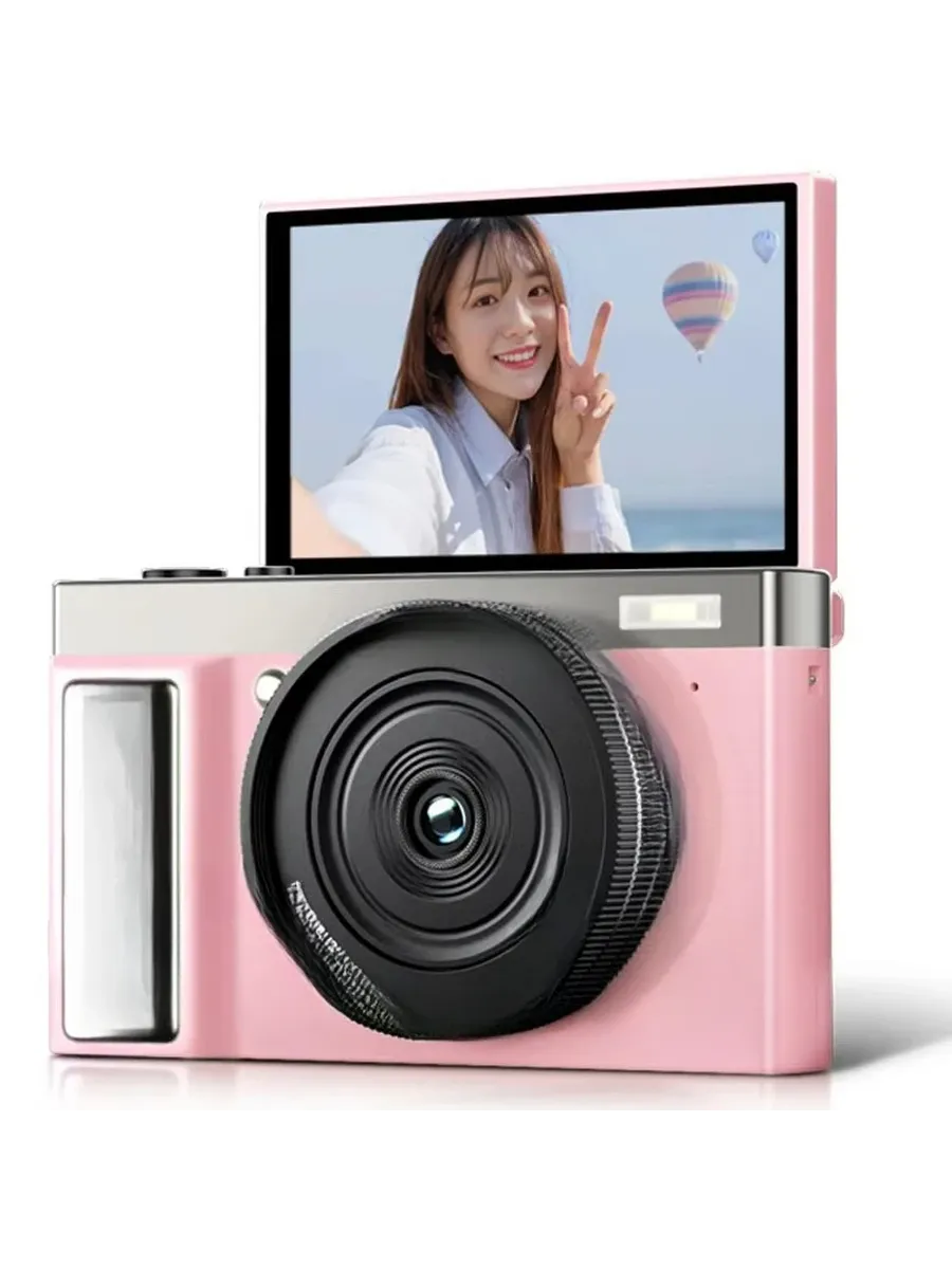 Профессиональная компактная беззеркальная камера 4K Pink wit
