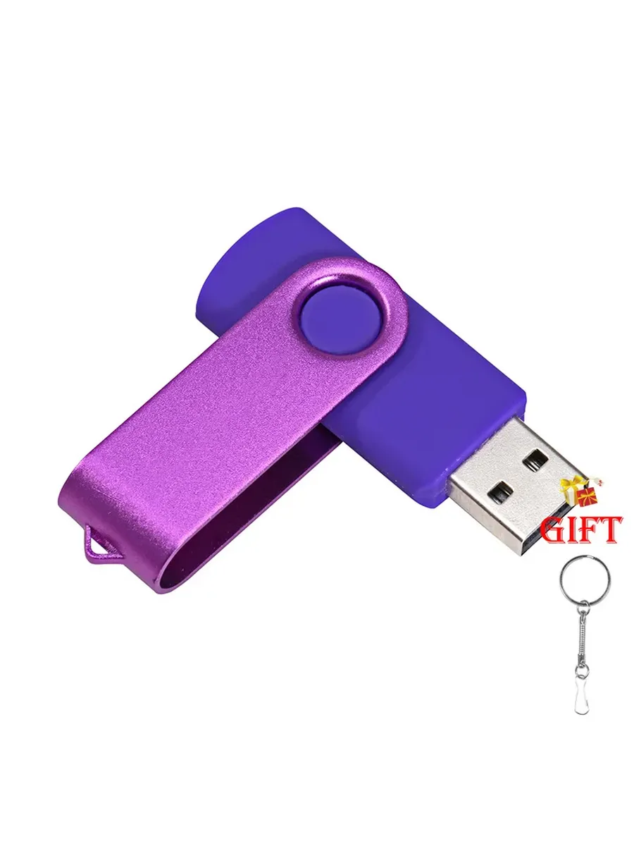 JASTER USB-флешка металлическая 4 ГБ 8 ГБ, Фиолетовый, Purpl