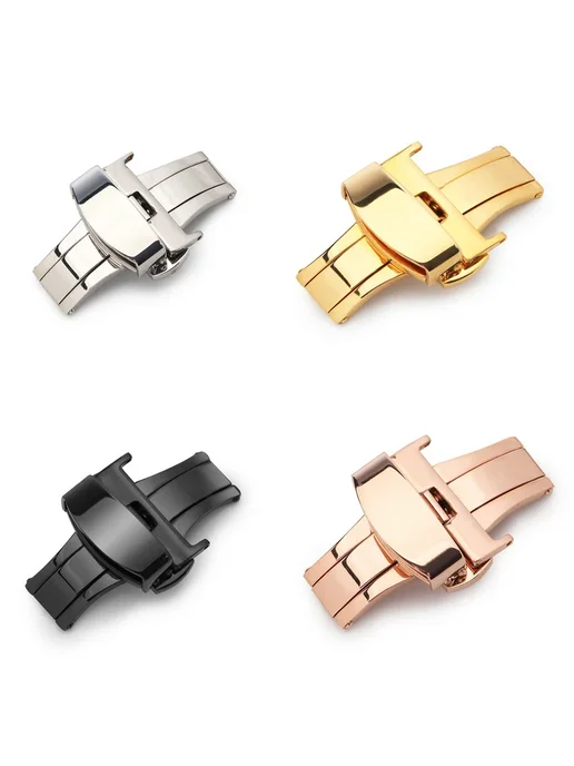 UTHAI Застежка для часов 24 мм, Rose gold, черный, фото 2