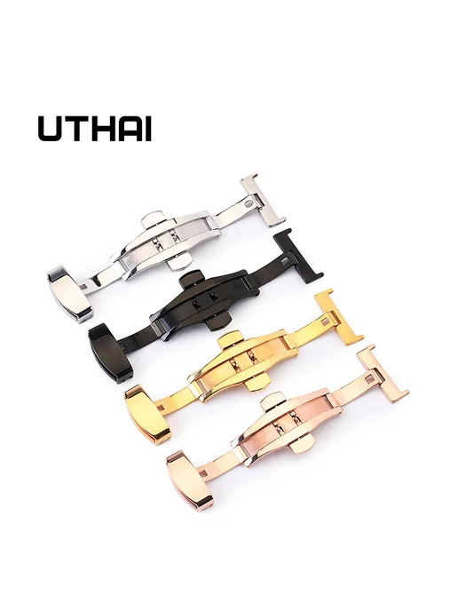 UTHAI Застежка для часов 24 мм, Rose gold, золотой, фото 3