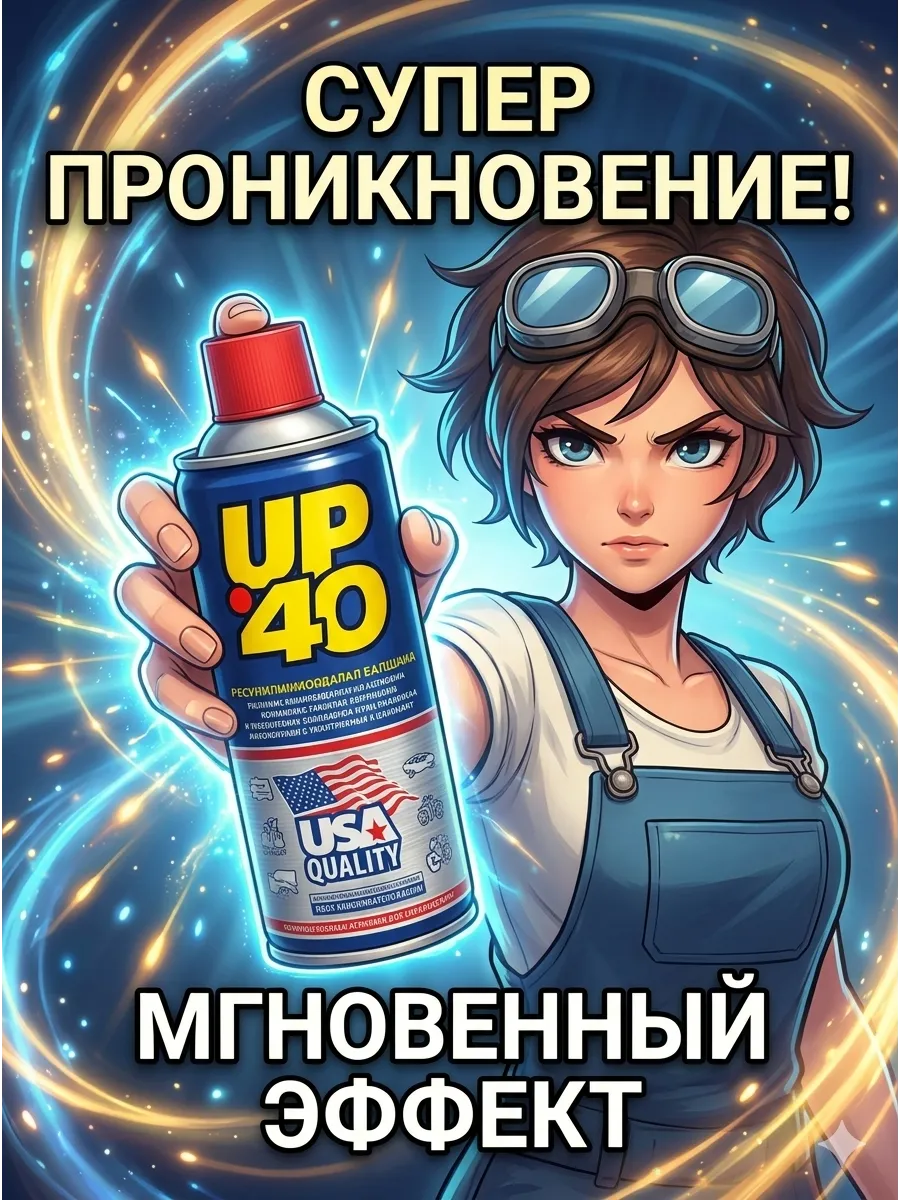 Смазка WD-40 100мл силиконовая проникающая автомобильная