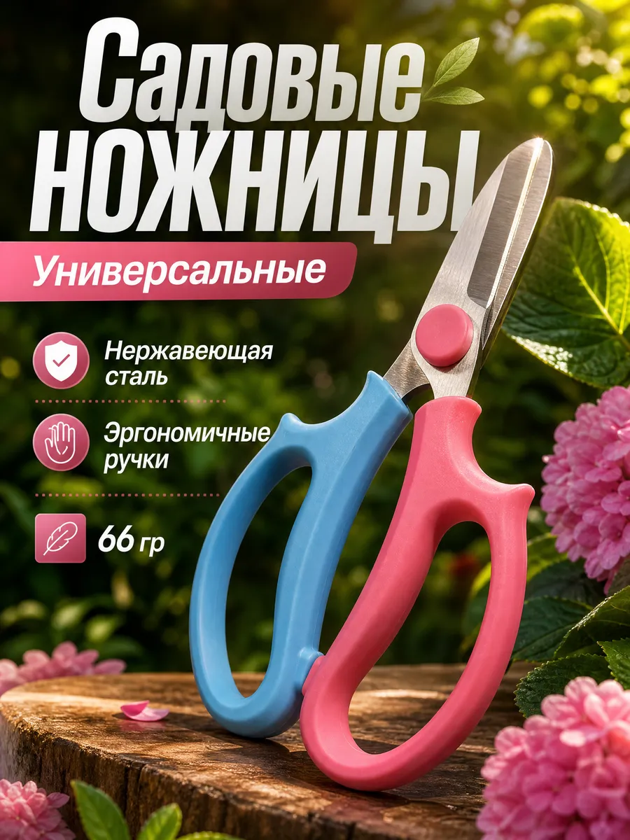 Ножницы садовые инструмент для дачи и огорода