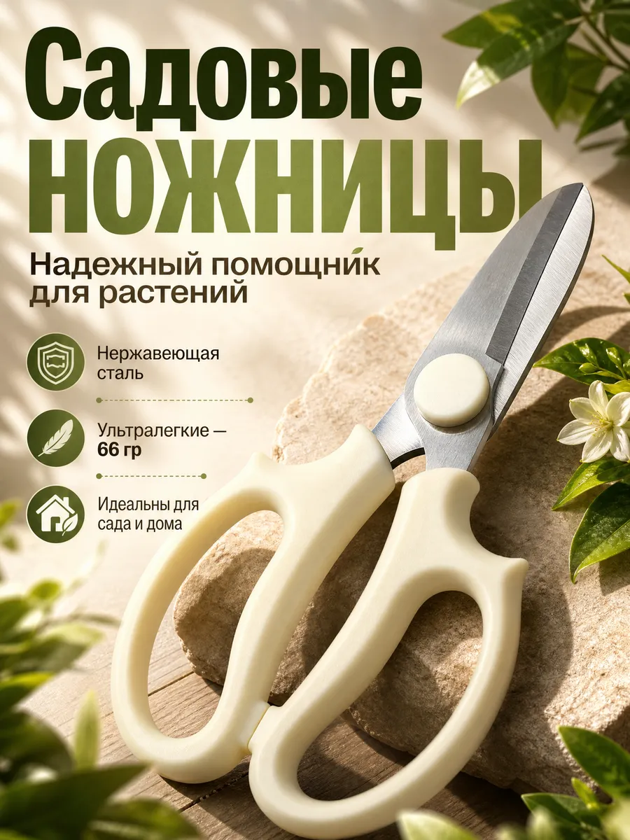 Ножницы садовые инструмент для дачи и огорода