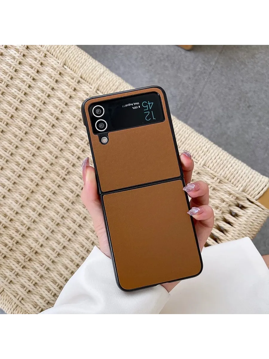 Чехол для Samsung Z Flip5 Vintage Brown