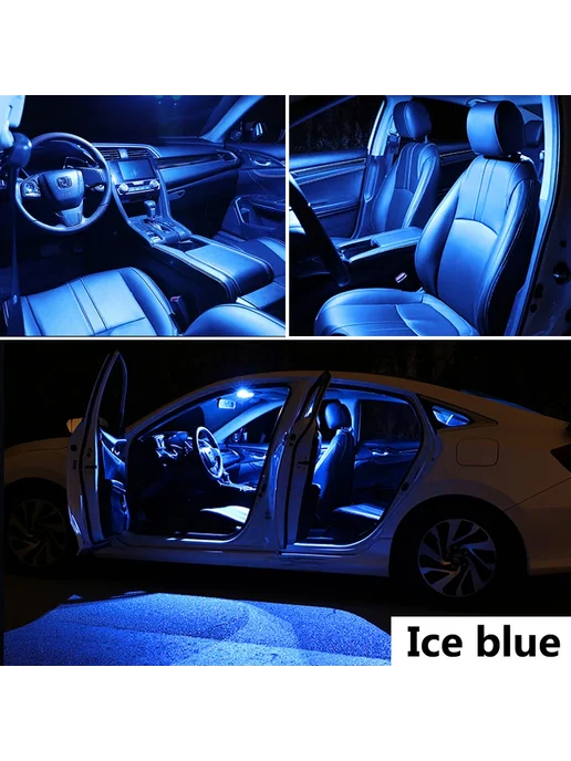 Zitwo Автомобильная лампочка ice blue Polo 9N 02-09 10PCS, 10 шт