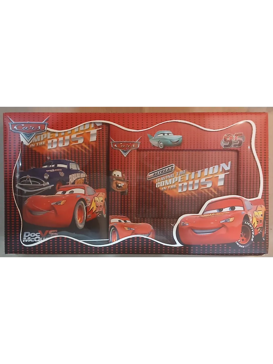 Подарочный набор Фоторамка и фотоальбом "Cars"