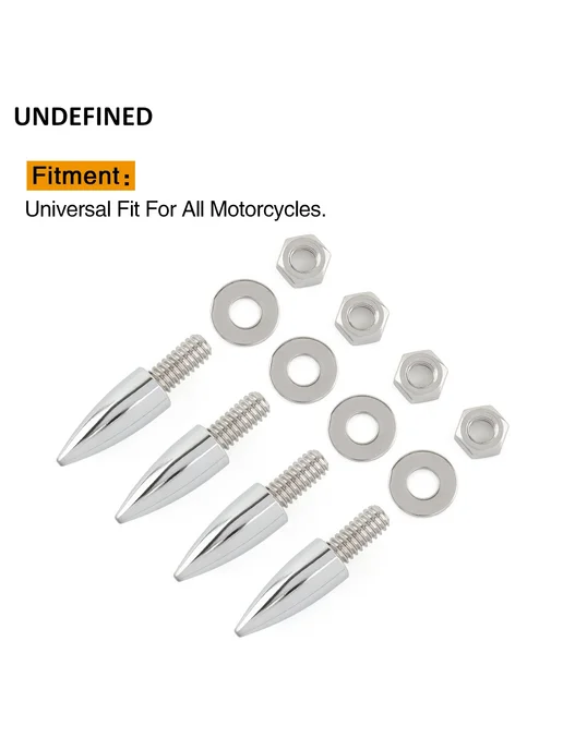 UNDEFINED Болты для рамки номерного знака мотоцикла, 4 шт, винты для, 4 шт, фото 4