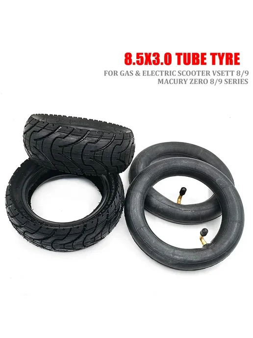 scxjwt Шина 8.5x3.0 с камерой, tube and tyre 90D, 8.5x3.0, фото 3