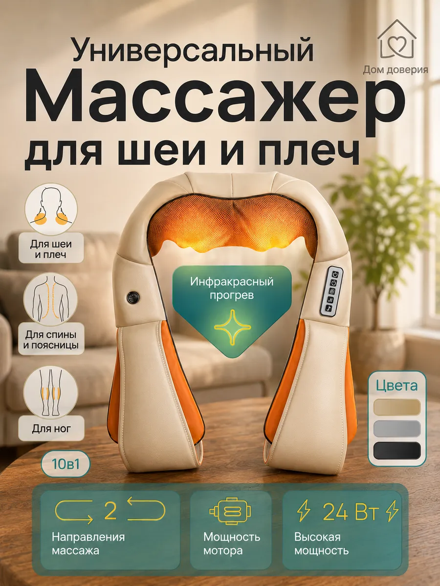 Массажер для Шеи - Воротник