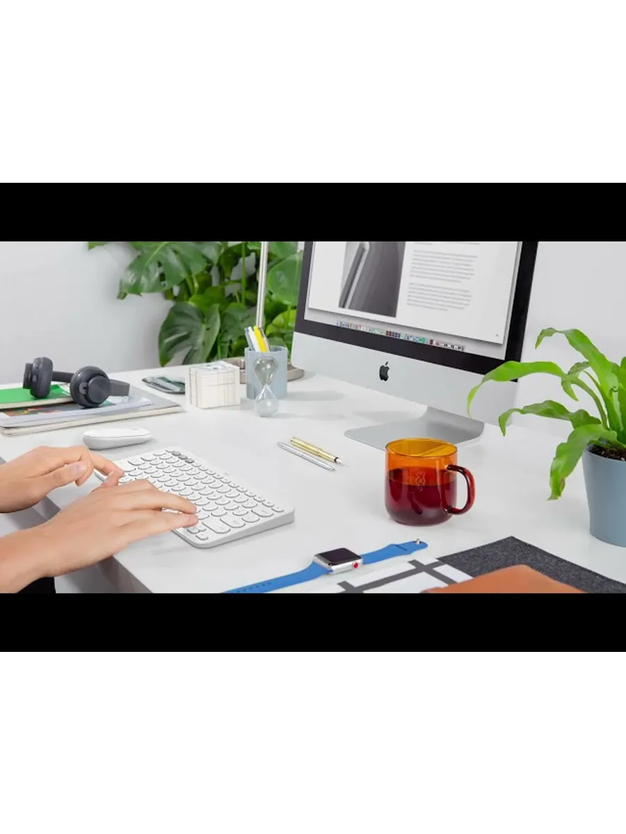 Клавиатура K380, Grey, Bluetooth LOGITECH 1179421482 купить в интернет‑магазине Wildberries