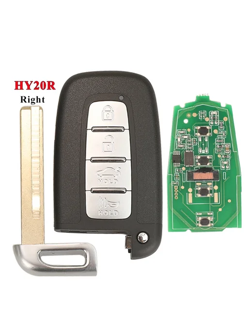 jingyuqin Ключ для Hyundai Kia HY20R, 4 кнопки, вариант