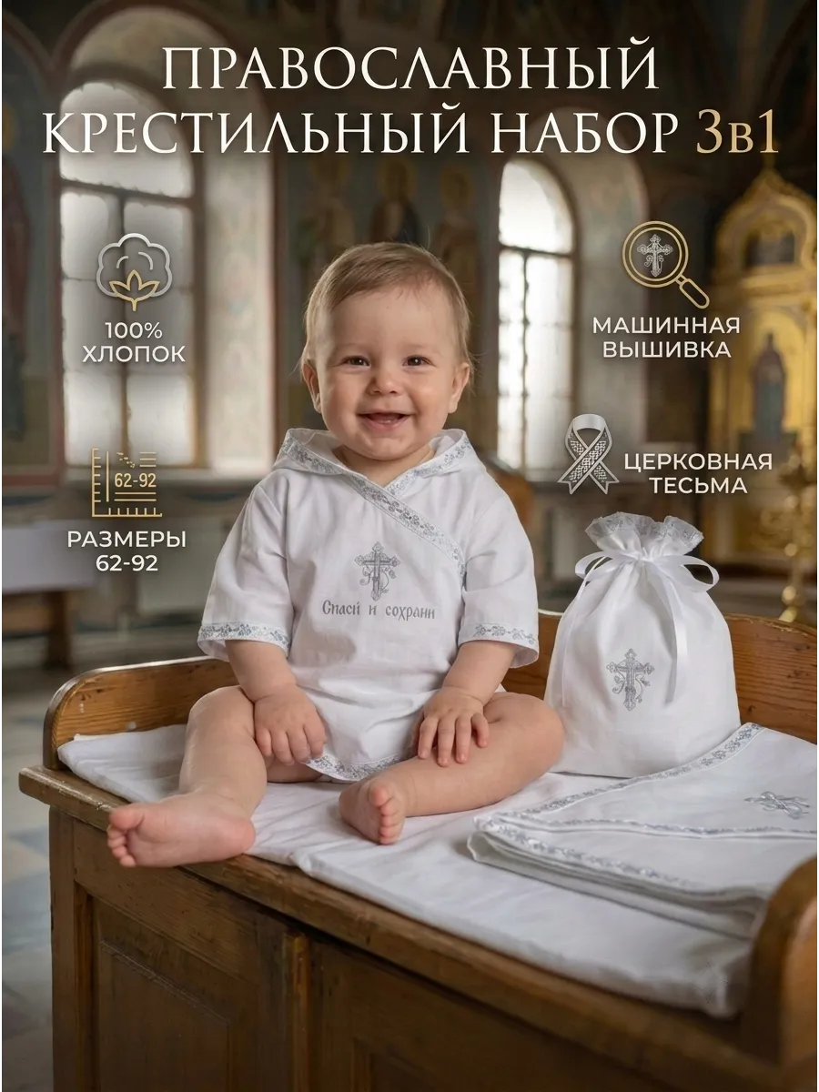 Крестильный набор комплект