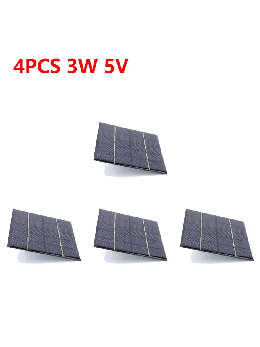 Солнечный модуль VODOOL 3 Вт 5 В 4PCS 3W 5V