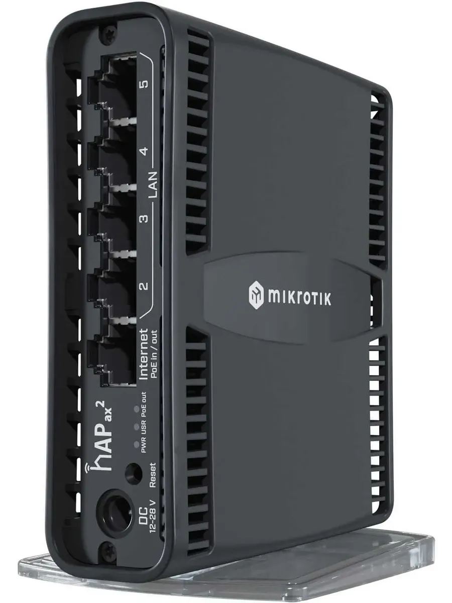 Маршрутизатор Wi-Fi Mikrotik hAP ax2 (C52IG-5HAXD2HAXD-TC)